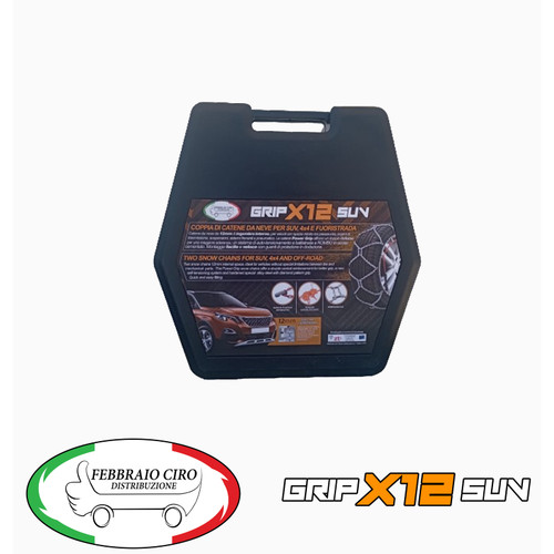 Catene neve 12mm suv gr - catene,