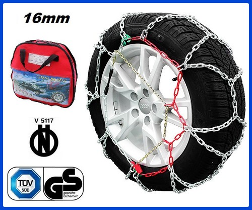 Catene neve 4x4 suv 16mm - catene,